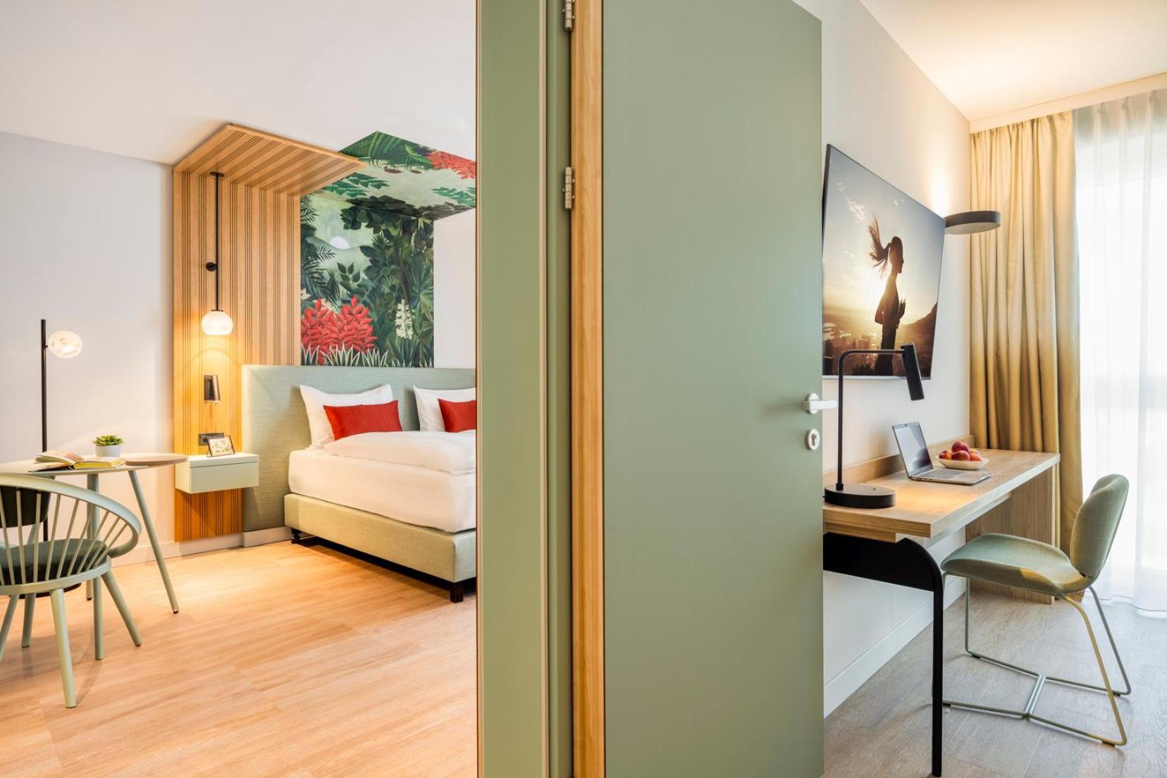 Aparthotel Citadines Danube Vídeň Pokoj fotografie