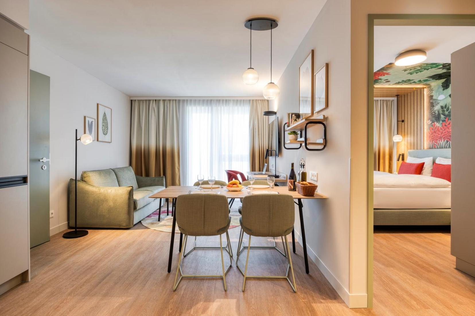 Aparthotel Citadines Danube Vídeň Pokoj fotografie