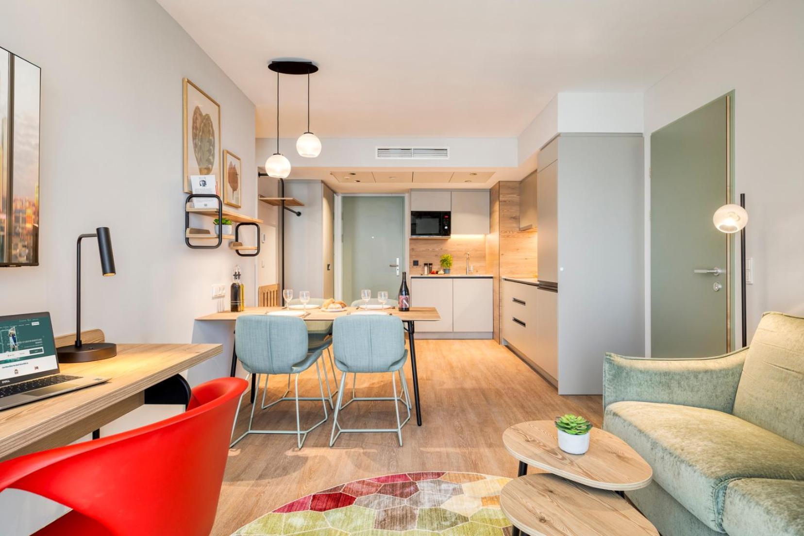 Aparthotel Citadines Danube Vídeň Pokoj fotografie